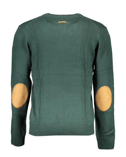 Gianmarco Venturi Verde Cotton Men's Sweater