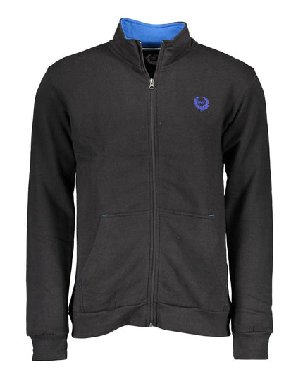 Gianmarco Venturi Black Cotton Sweatshirt