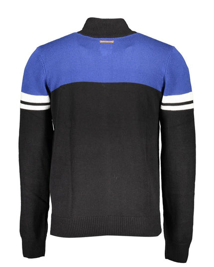 Gianmarco Venturi Black Cotton Acrylic Men Cardigan