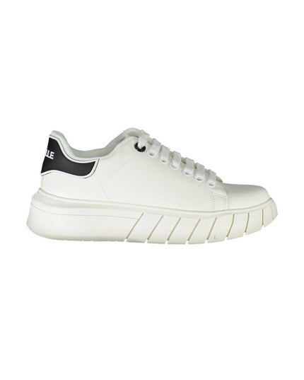 Gaelle Paris White Polyester Sneaker