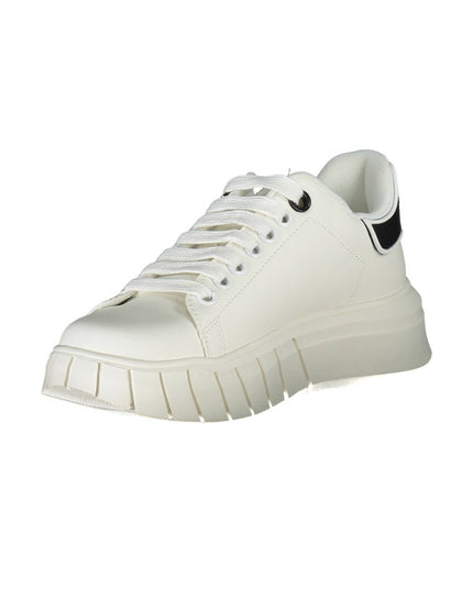 Gaelle Paris White Polyester Sneaker