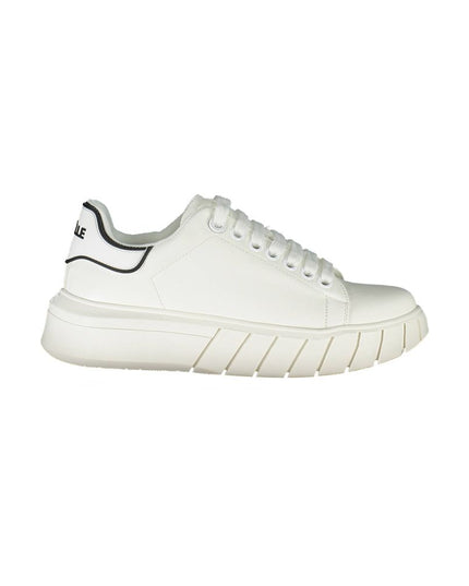 Gaelle Paris White Polyester Sneaker