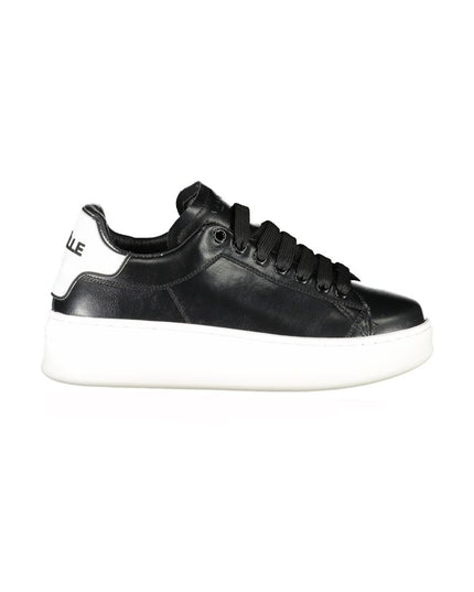 Gaelle Paris Black Polyethylene Sneaker