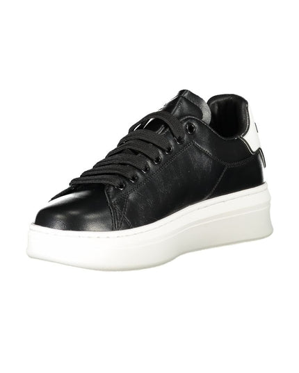 Gaelle Paris Black Polyethylene Sneaker