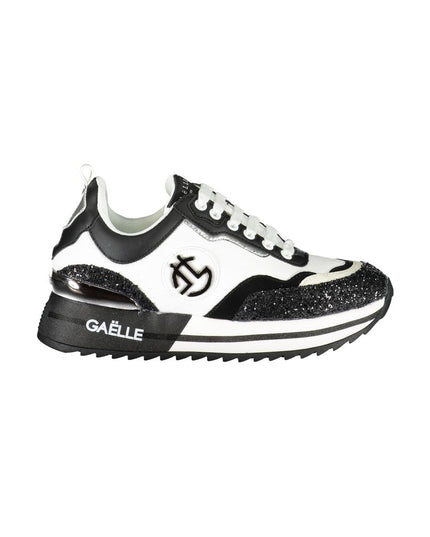 Gaelle Paris Black Polyester Sneaker