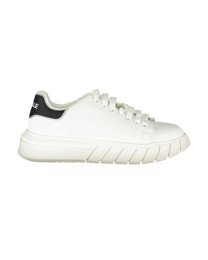 Gaelle Paris White Polyester Sneaker