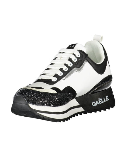 Gaelle Paris Black Polyester Sneaker
