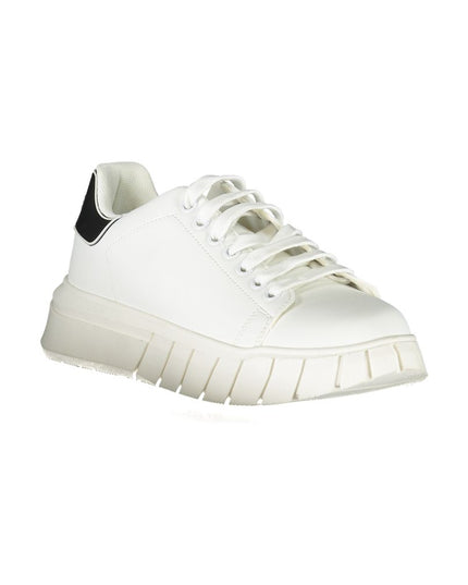 Gaelle Paris White Polyester Sneaker