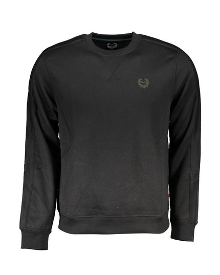 Gianmarco Venturi Black Cotton Sweatshirt