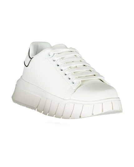 Gaelle Paris White Polyester Sneaker