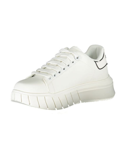Gaelle Paris White Polyester Sneaker