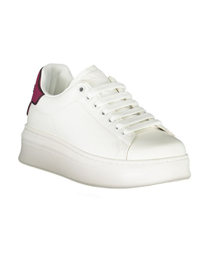 Gaelle Paris Red Polyethylene Sneaker