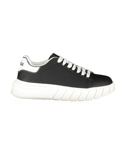 Gaelle Paris Black Polyester Sneaker