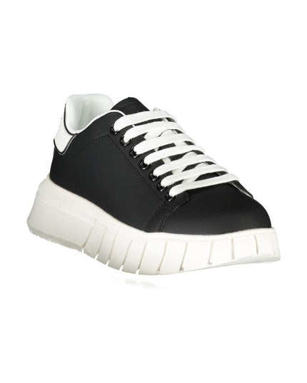 Gaelle Paris Black Polyester Sneaker