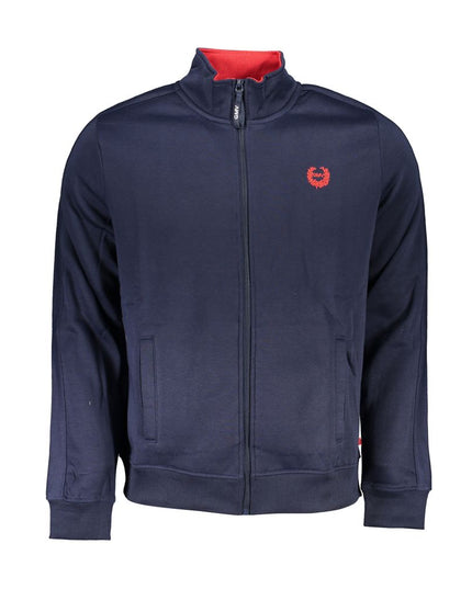 Gianmarco Venturi Blue Cotton Sweatshirt