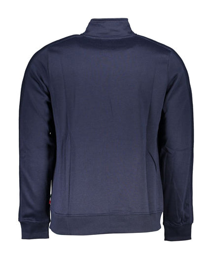 Gianmarco Venturi Blue Cotton Sweatshirt