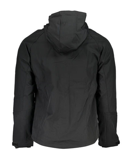 Gianmarco Venturi Black Polyester Men's Jacket