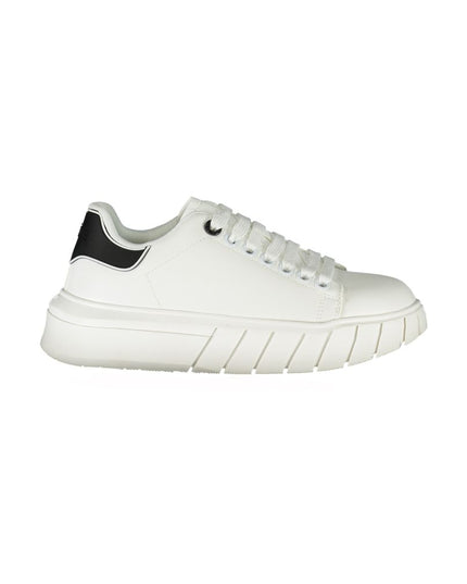 Gaelle Paris White Polyester Sneaker