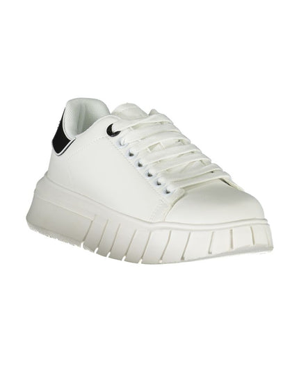 Gaelle Paris White Polyester Sneaker