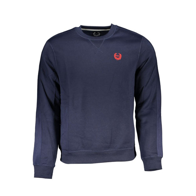 Gianmarco Venturi Blue Cotton Sweatshirt