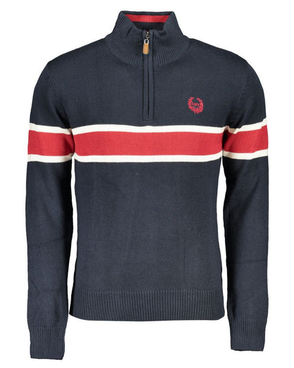 Gianmarco Venturi Blue Cotton Sweater