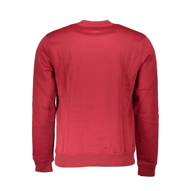 Gianmarco Venturi Red Cotton Sweatshirt