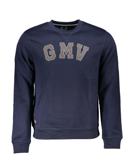 Gianmarco Venturi Blue Cotton Sweatshirt