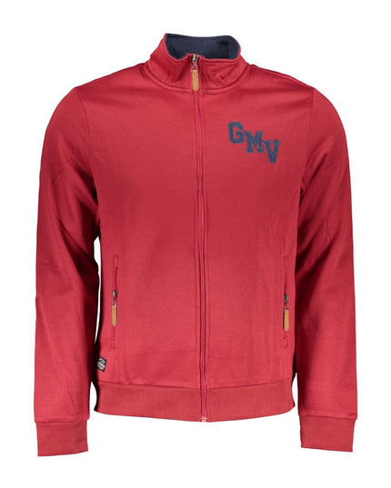 Gianmarco Venturi Red Cotton Sweatshirt