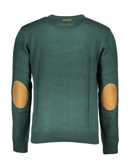 Gianmarco Venturi Green Cotton Sweater