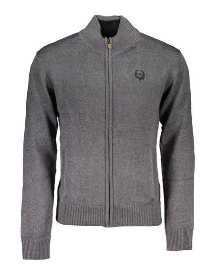 Gianmarco Venturi Gray Cotton Sweater