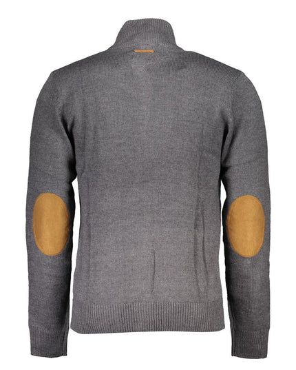 Gianmarco Venturi Gray Cotton Sweater