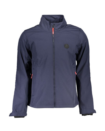 Gianmarco Venturi Blu Polyester Men's Jacket