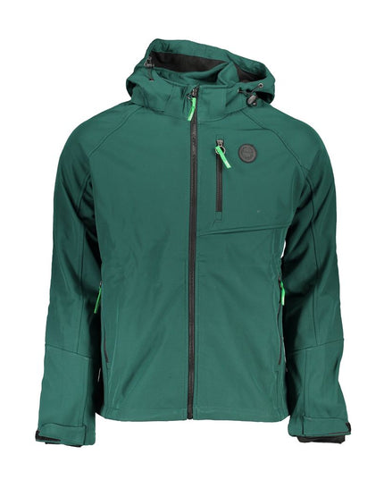 Gianmarco Venturi Green Polyester Jackets & Coat