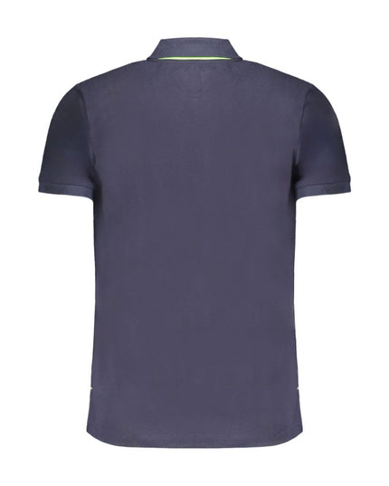 Gianmarco Venturi Blue Cotton Polo Shirt