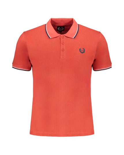Gianmarco Venturi Red Cotton Polo Shirt