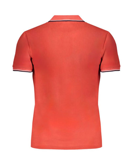 Gianmarco Venturi Red Cotton Polo Shirt