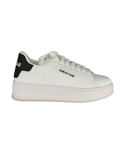 Gaelle Paris Bianco Poliuretano Women Sneaker