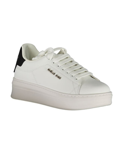 Gaelle Paris Bianco Poliuretano Women Sneaker
