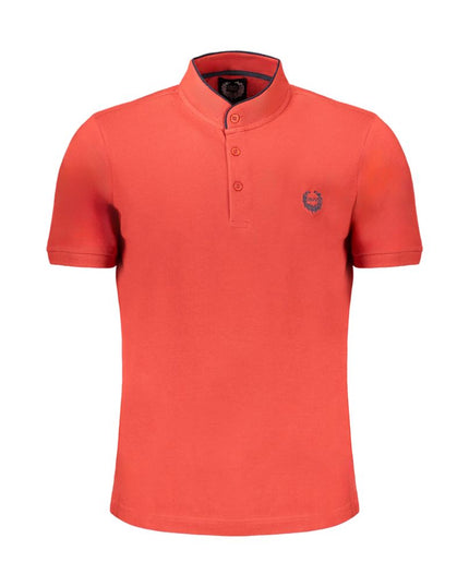 Gianmarco Venturi Red Cotton Polo Shirt