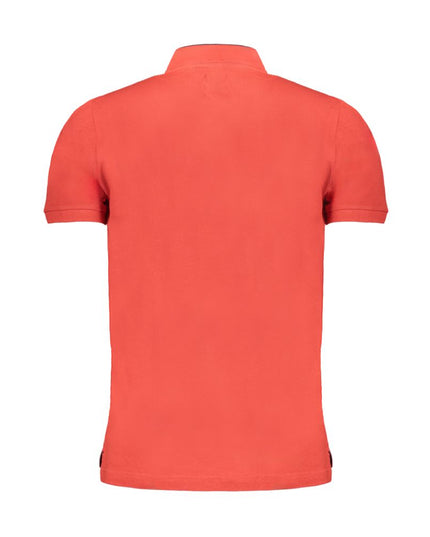 Gianmarco Venturi Red Cotton Polo Shirt