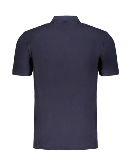 Gianmarco Venturi Blue Cotton Polo Shirt