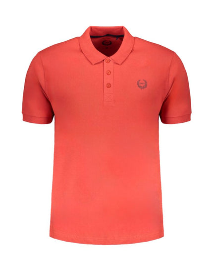 Gianmarco Venturi Red Cotton Polo Shirt