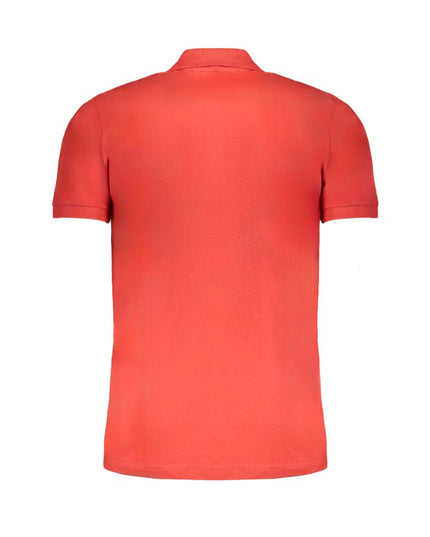 Gianmarco Venturi Red Cotton Polo Shirt