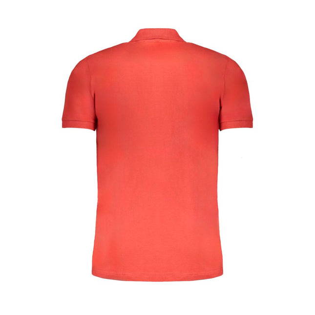 Gianmarco Venturi Red Cotton Polo Shirt