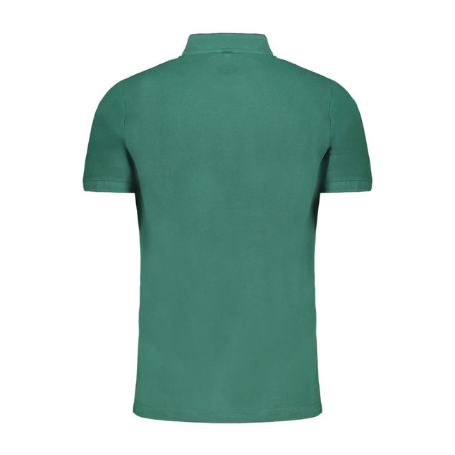 Gianmarco Venturi Green Cotton Polo Shirt
