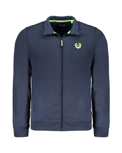 Gianmarco Venturi Blue Cotton Sweatshirt