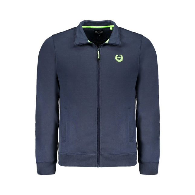 Gianmarco Venturi Blue Cotton Sweatshirt