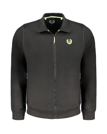 Gianmarco Venturi Black Cotton Sweatshirt