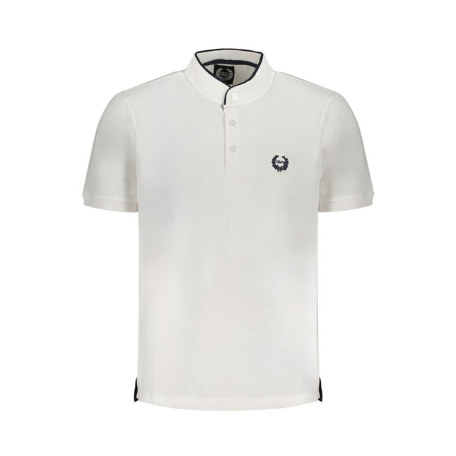 Gianmarco Venturi White Cotton Polo Shirt