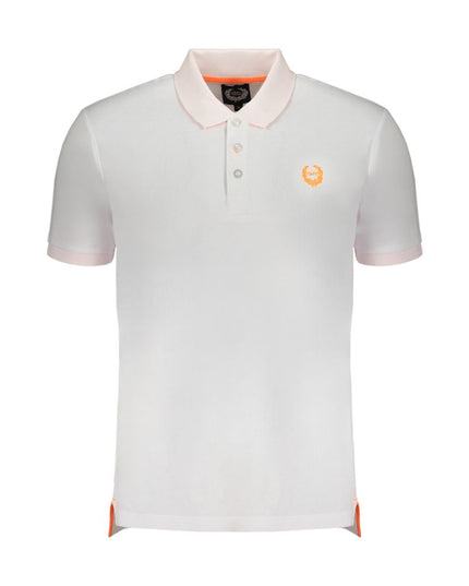 Gianmarco Venturi White Cotton Polo Shirt
